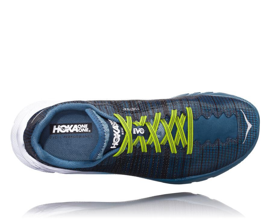 Hoka One One Running Shoes Mens Navy/White - EVO Rehi - 63458IWCU